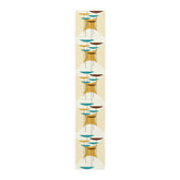 Mid Century Modern Geometric Moderninst, Minimal Beige MCM Table Runner - Mid Century Modern Gal