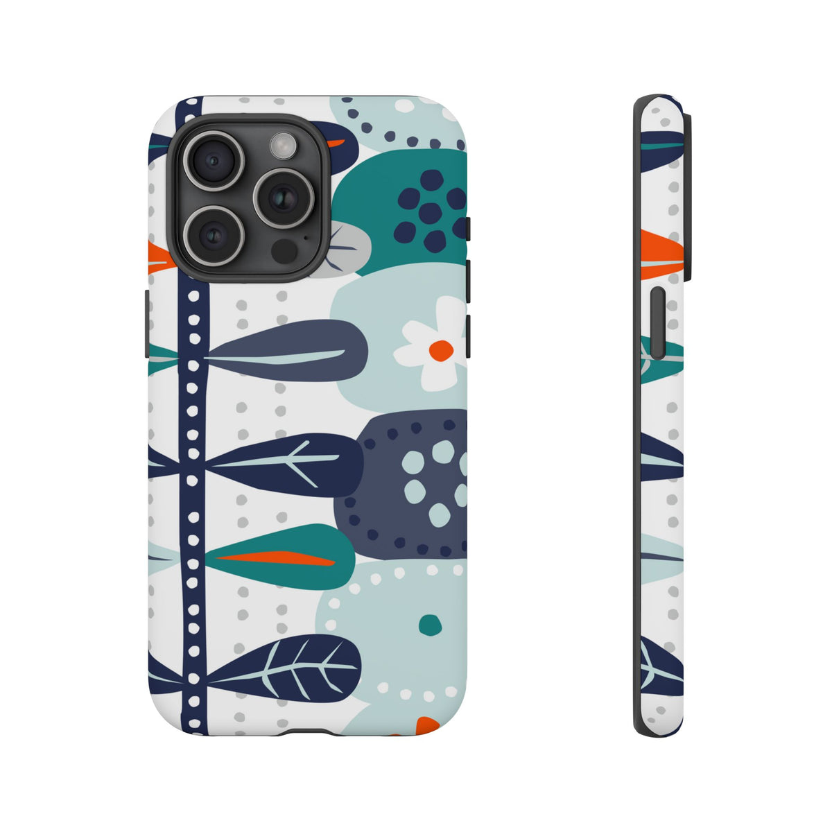 Scandinavian Modern Floral Nordic Hygge Tough Phone Case