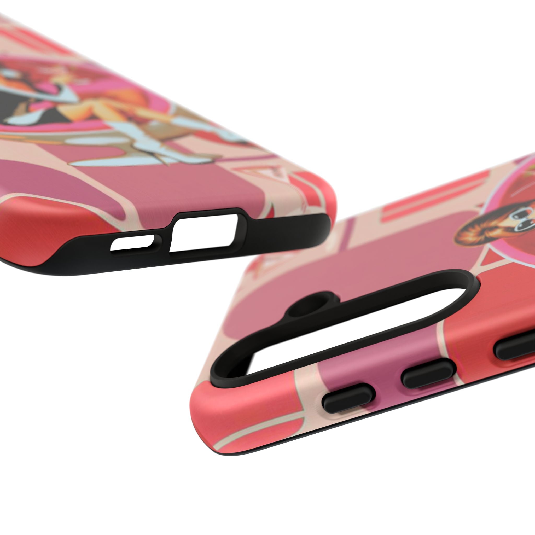 Mid Mod 60s Mod Gal, Kick Back Enjoy, Retro Chic Phone Case with Cocktail Design