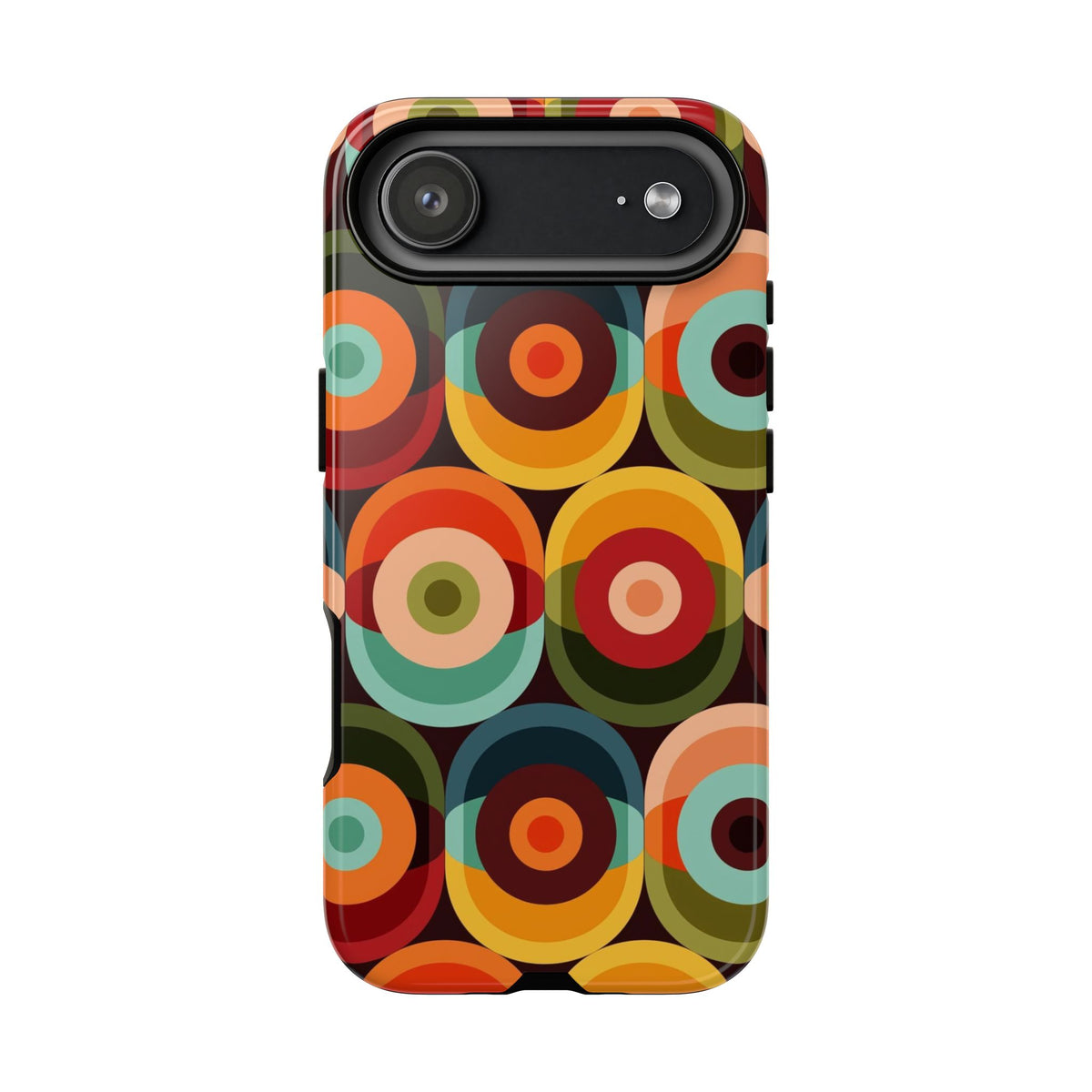 Retro Groovy Space Orb, Funky Fun Tough Phone Case