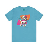 50s Poodle Kitschy Playful Kitschy Mod- Fun Unisex Jersey Short Sleeve T-Shirt - Mid Century Modern Gal