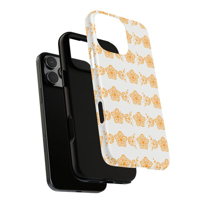 Pyrex Golden Butterfly Floral Phone Case, Tough Cases for Stylish Protection, Gift for Her, Durable, Trendy Floral Design, Cell Phone Cover