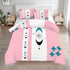 Mid Century Modern Atomic Pink Starburst Retro Mod Queen Comforter Set - Mid Century Modern Gal