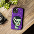 Bride of Frankenstein Retro Mid Mod Horror Buff Purple Halloween Tough Phone Case - Mid Century Modern Gal