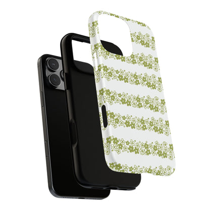 Pyrex Crazy Daisy Spring BlossonFloral Phone Case: Tough Cases with Elegant Green Floral Design, Durable Phone Cover