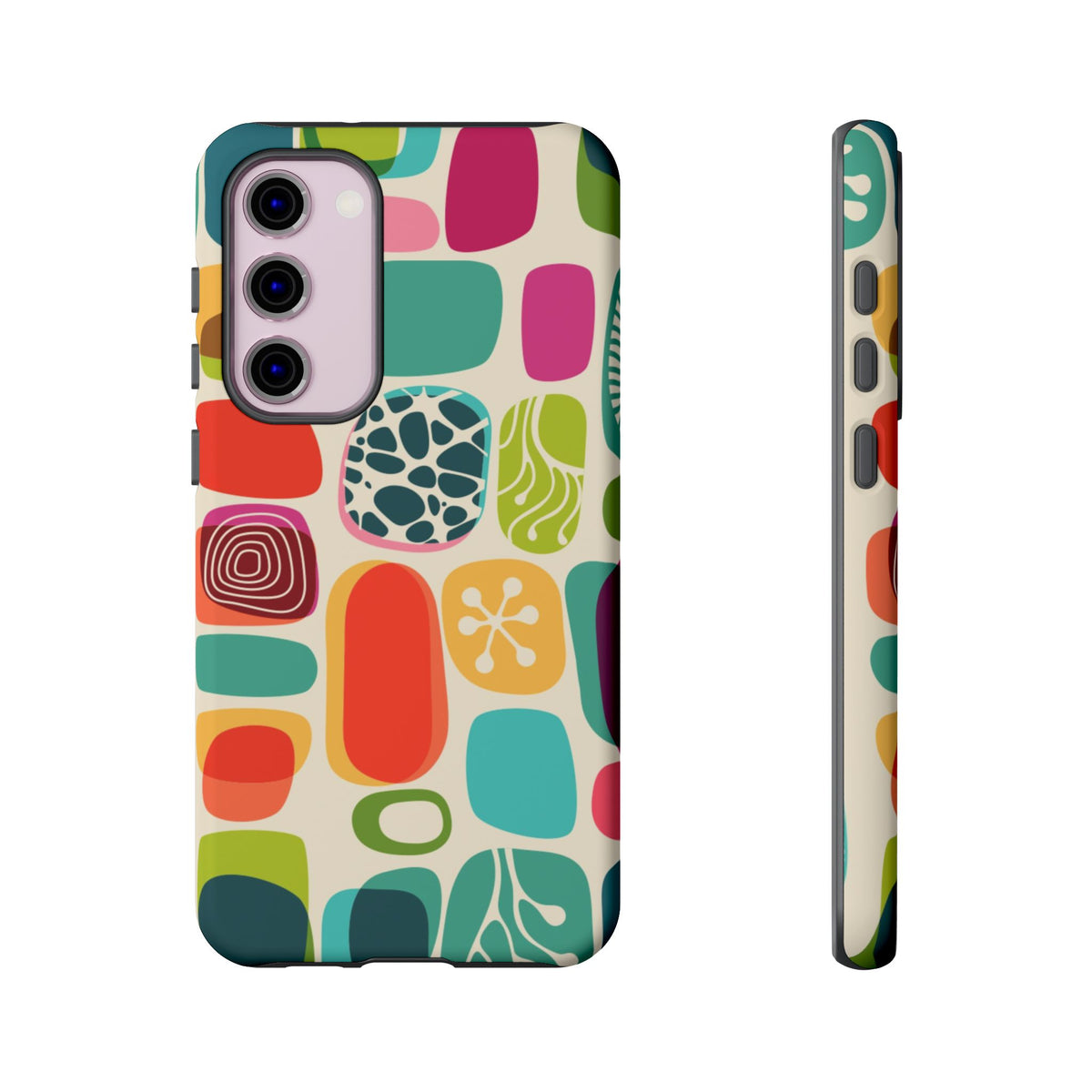 Mid Century Modern Amoeba Designed Tough Phone Case