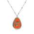 Atomic Cat Mod Necklace Retro Cat Design Oval Necklace - Good Vibes Only Jewelry - Mid Century Modern Gal