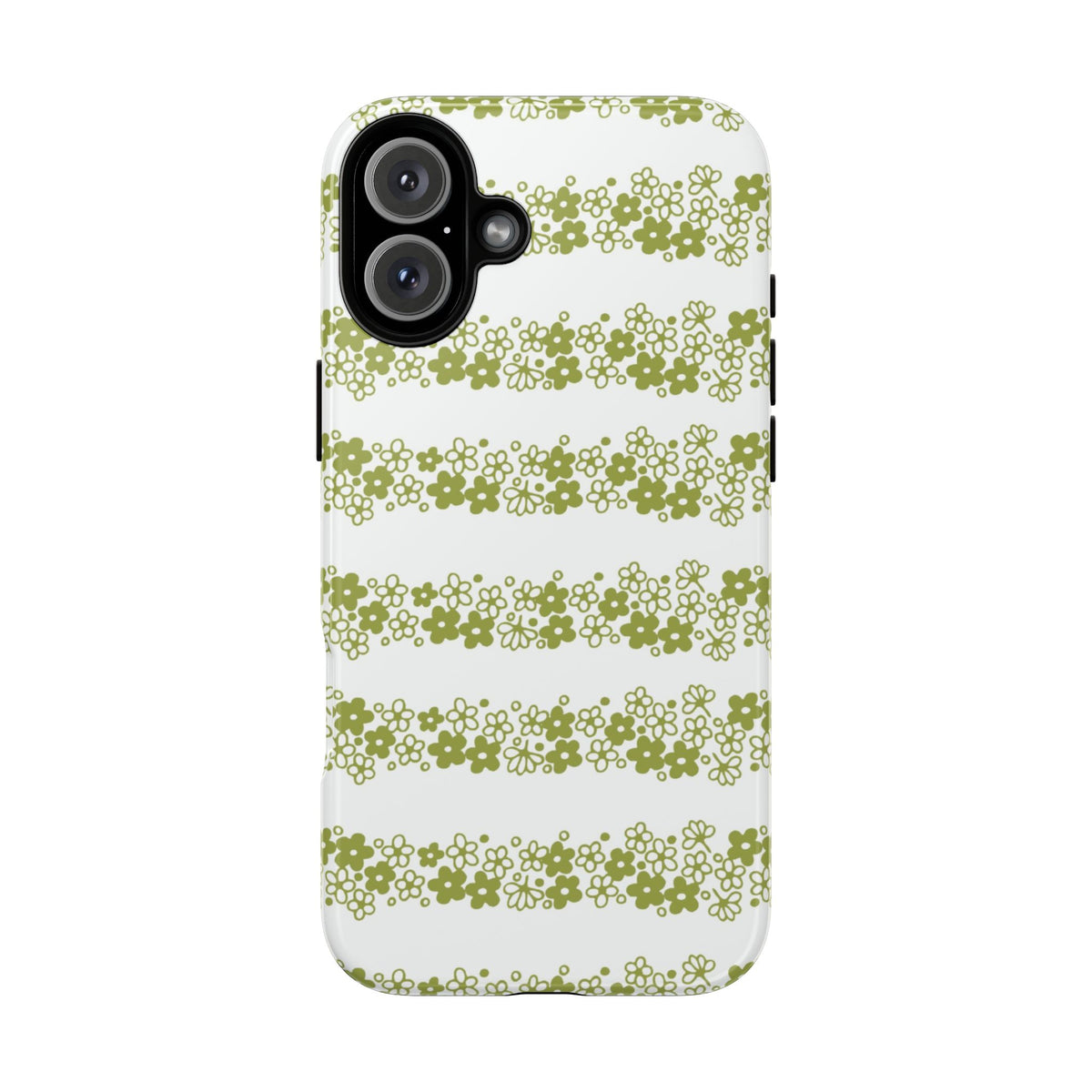 Pyrex Crazy Daisy Spring BlossonFloral Phone Case: Tough Cases with Elegant Green Floral Design, Durable Phone Cover