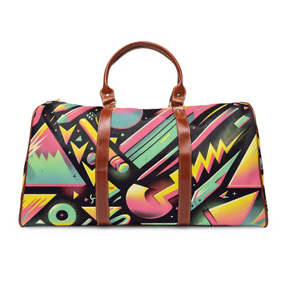 Rad 80s Hip Retro Designed Trendy Waterproof Travel Bag