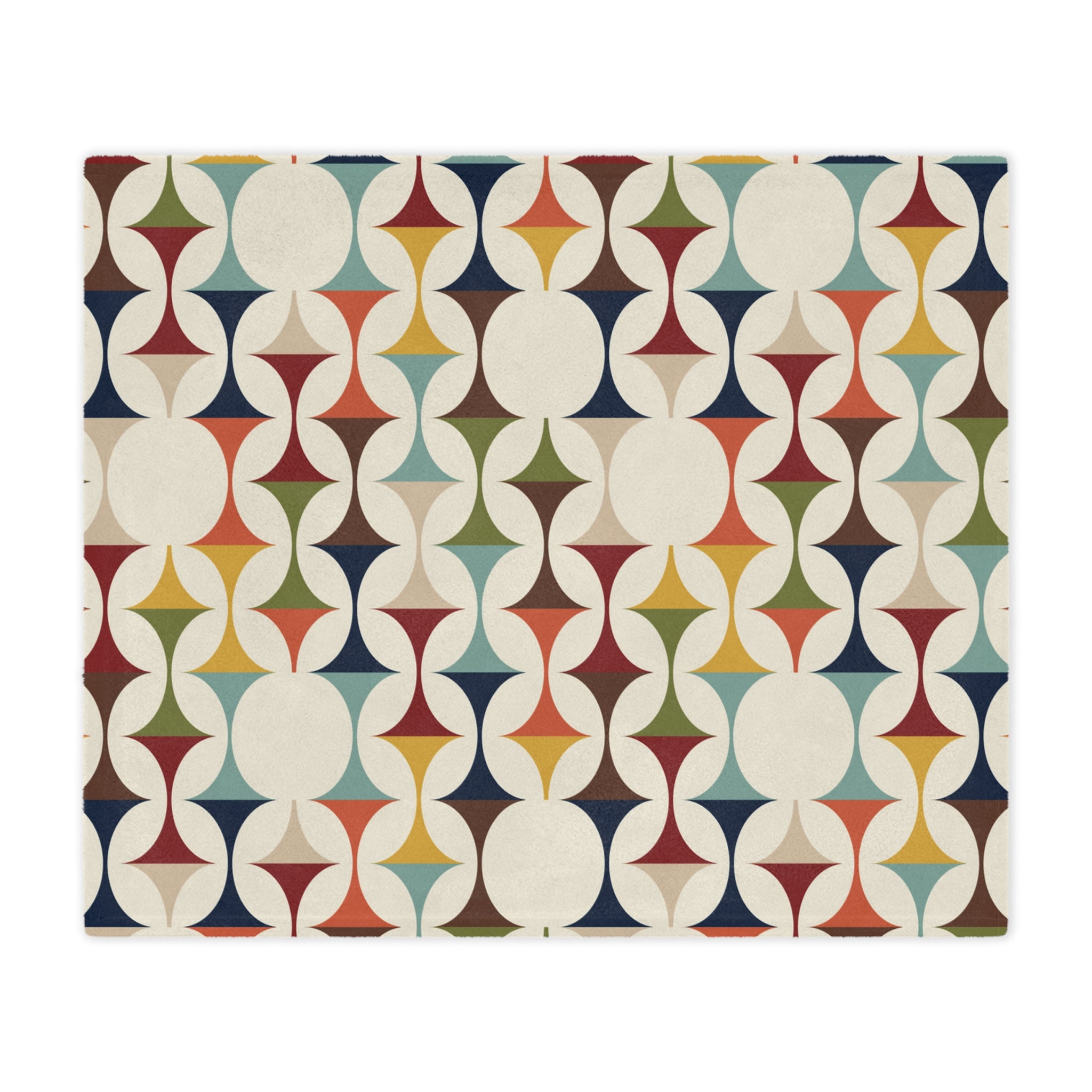 Scandinavian Designed, Mid Century Modern, Minky Throw Blanket - Mid Century Modern Gal