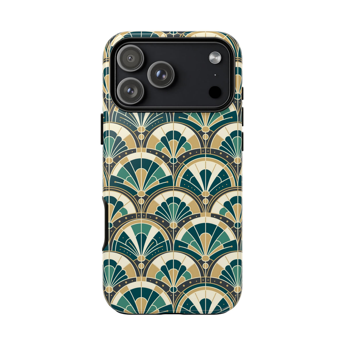 Art Deco Peacock Inspired Tough Phone Case