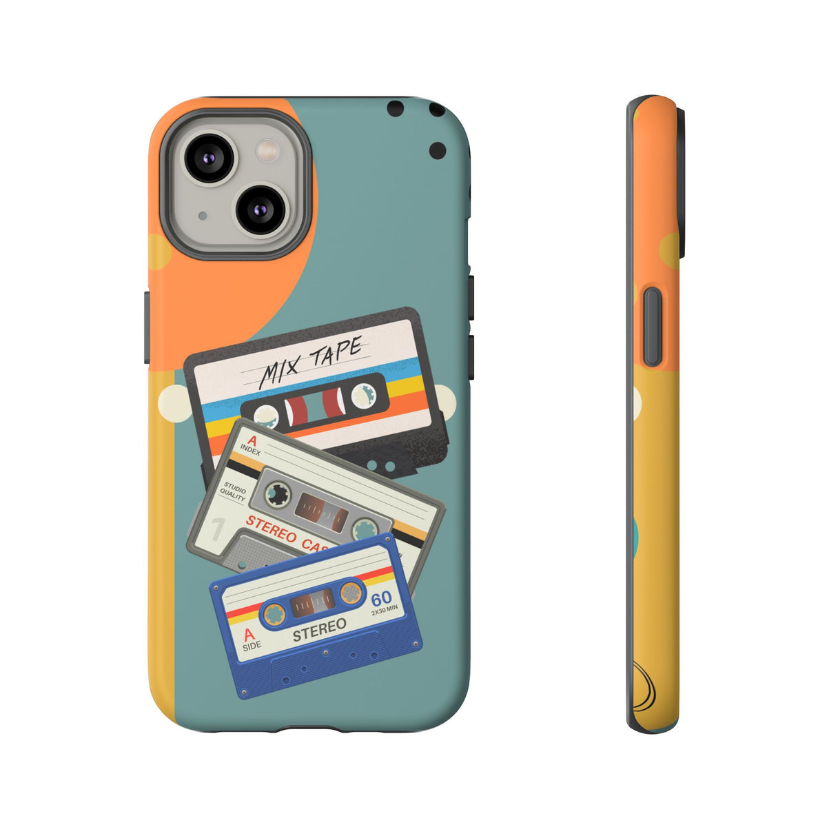 Gen X, Retro Cassettes Mid Mod Smart Phone Tough Cases - Mid Century Modern Gal