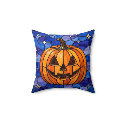 Halloween Stained Glass Style Jack-o&