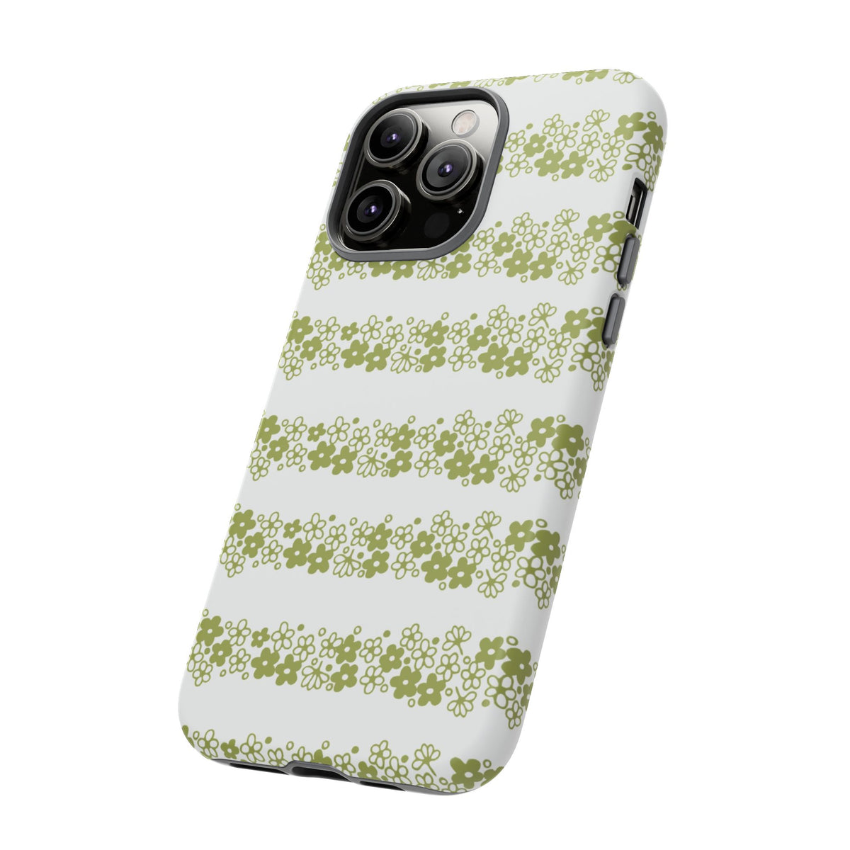 Pyrex Crazy Daisy Spring BlossonFloral Phone Case: Tough Cases with Elegant Green Floral Design, Durable Phone Cover