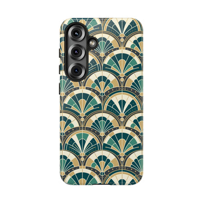 Art Deco Peacock Inspired Tough Phone Case