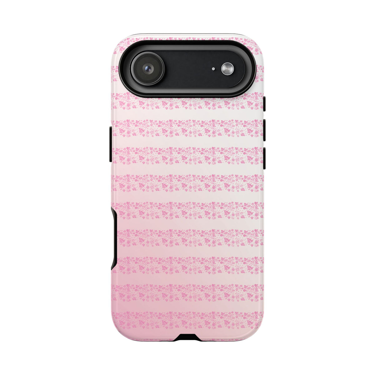 Pink Pyrex Gooseberry Striped Phone Case, Stylish Phone Cover, Tough Protective Case, Cute Cell Phone Case, Trending Gift for Her