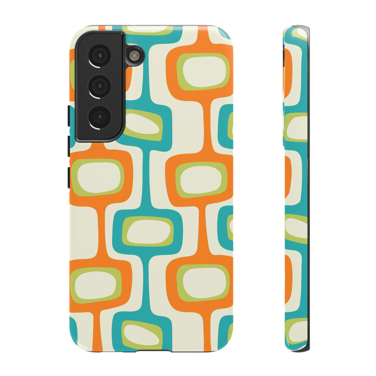 Mid Century Modern Groovy Googie Design, Colorful Smart Phone Tough Cases - Mid Century Modern Gal