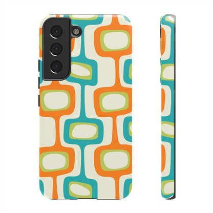 Mid Century Modern Groovy Googie Design, Colorful Smart Phone Tough Cases - Mid Century Modern Gal