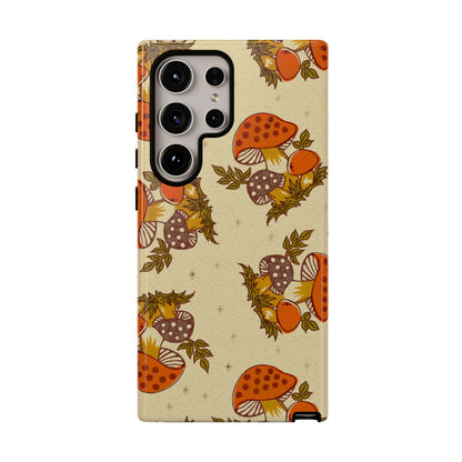 70s Merry Mushroom Groovy Retro Smart Phone Tough Phone Cases