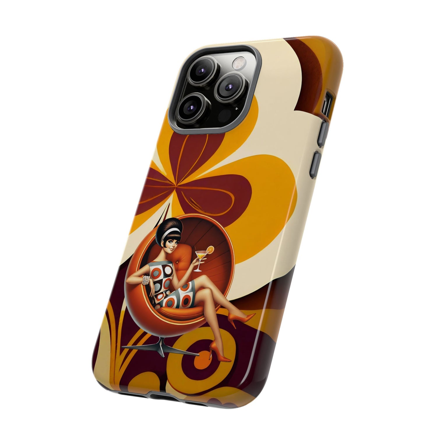 Groovy Mod 60s Retro Flower Power Phone Cases