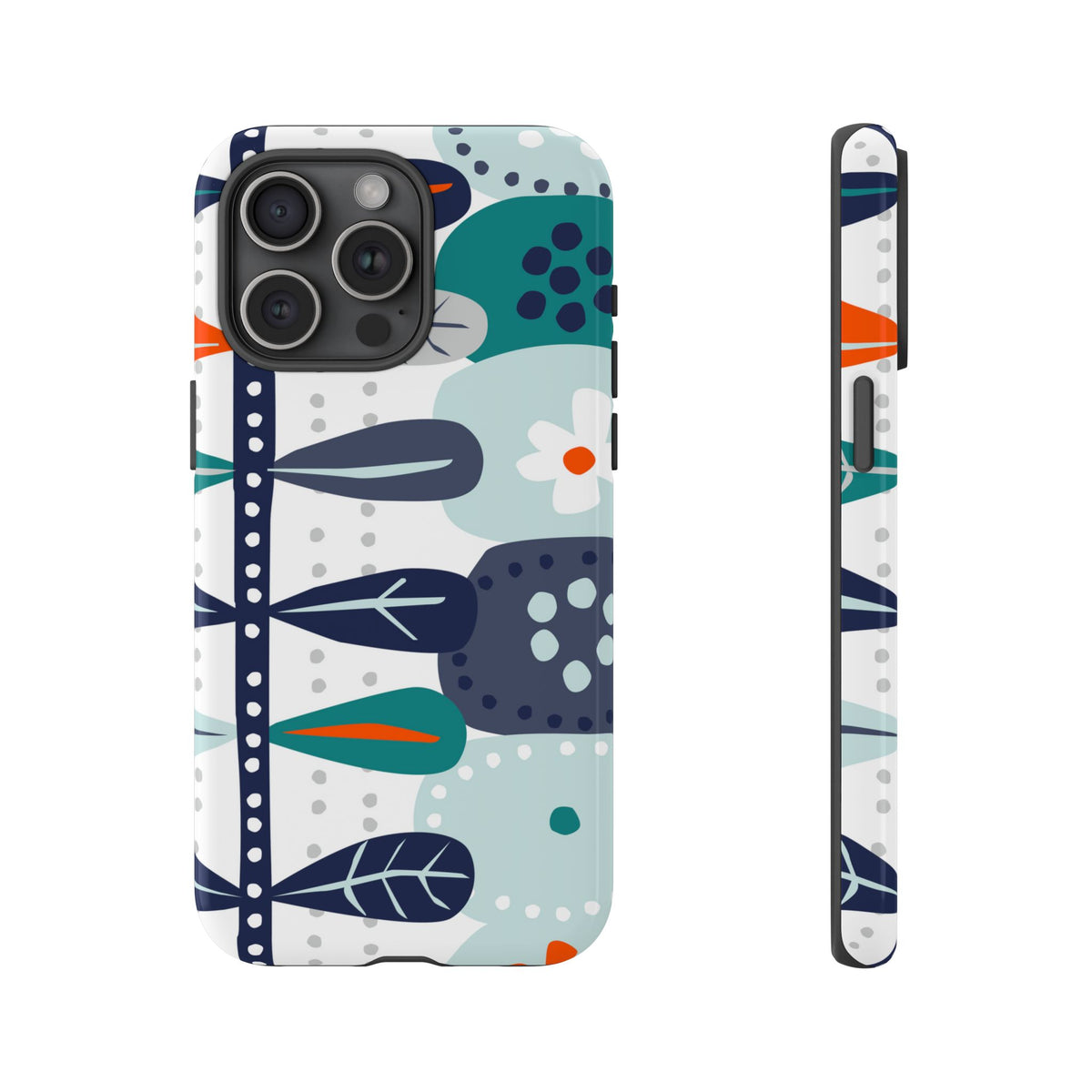 Scandinavian Modern Floral Nordic Hygge Tough Phone Case