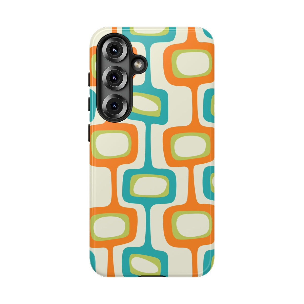 Mid Century Modern Groovy Googie Design, Colorful Smart Phone Tough Cases