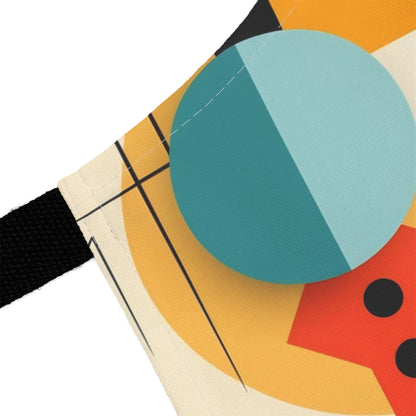Mid Century Modern Bauhaus Geometric Mid Mod, Kitschy Retro Apron - Mid Century Modern Gal