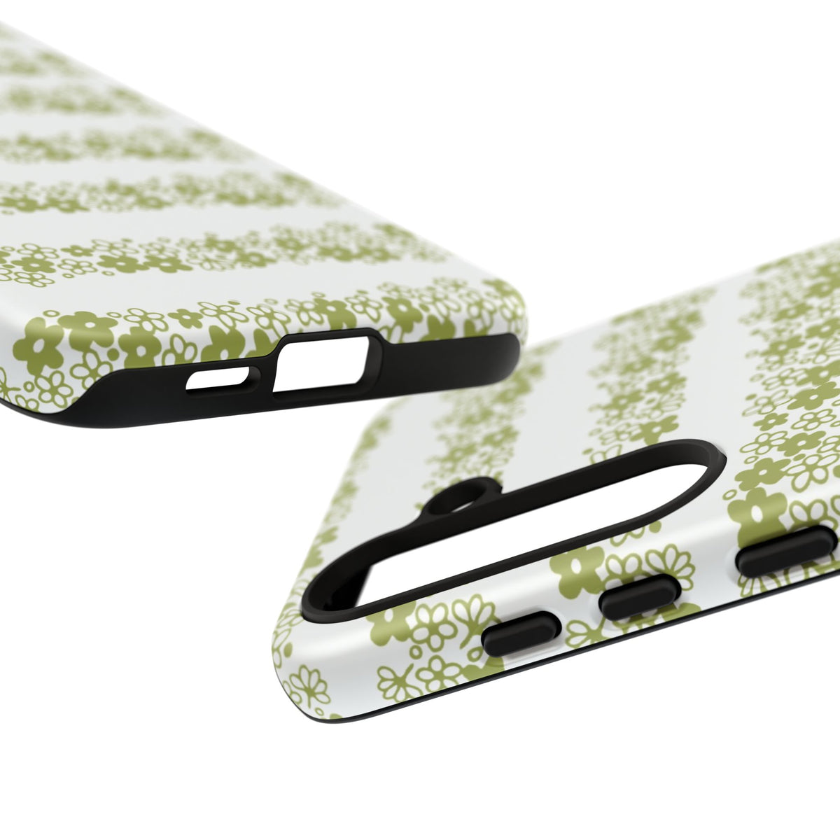Pyrex Crazy Daisy Spring BlossonFloral Phone Case: Tough Cases with Elegant Green Floral Design, Durable Phone Cover