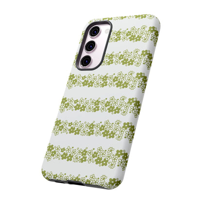 Pyrex Crazy Daisy Spring BlossonFloral Phone Case: Tough Cases with Elegant Green Floral Design, Durable Phone Cover