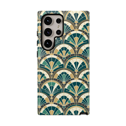 Art Deco Peacock Inspired Tough Phone Case