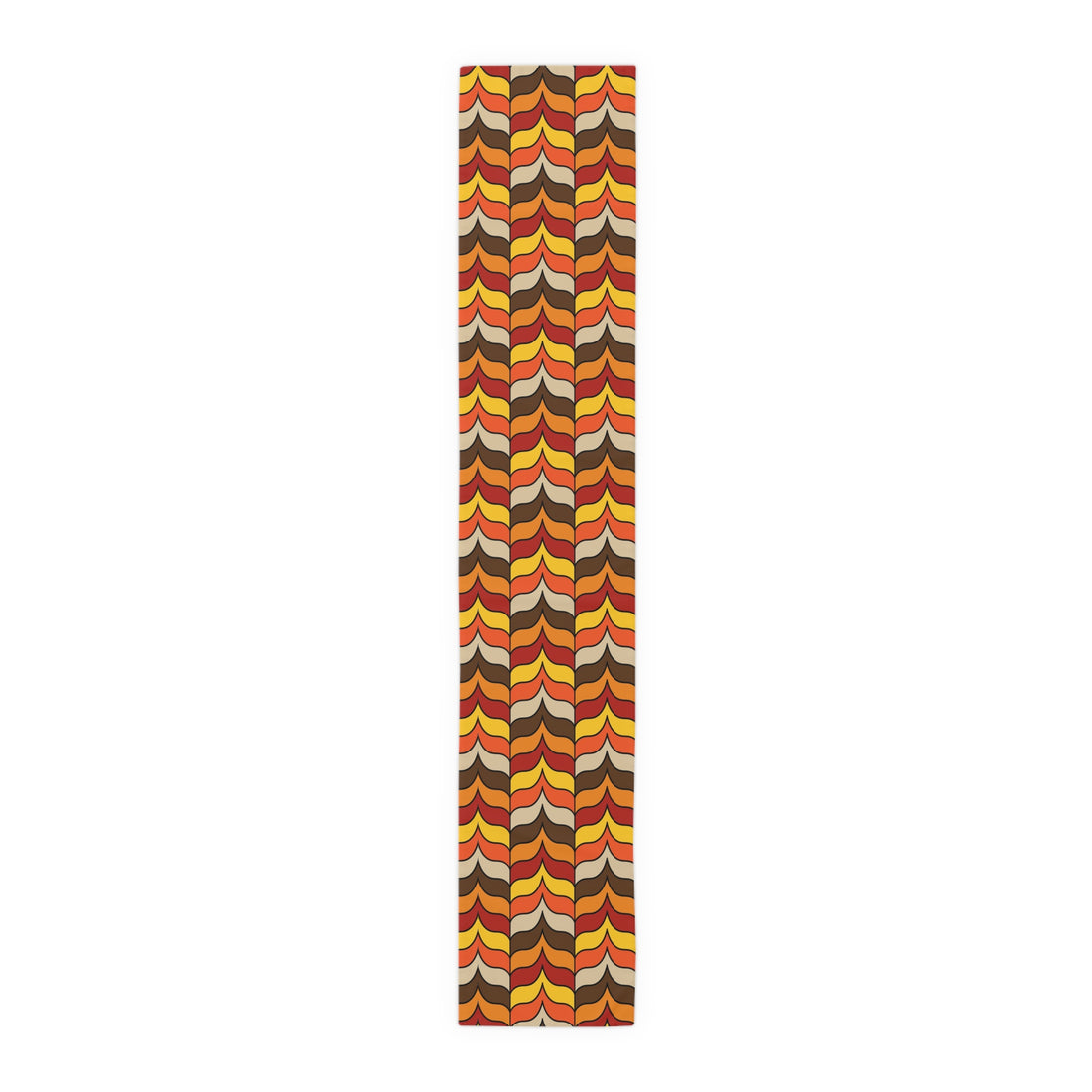 Retro Scandinavian Designed Mid Mod Colorful Geometric Table Runner - Mid Century Modern Gal