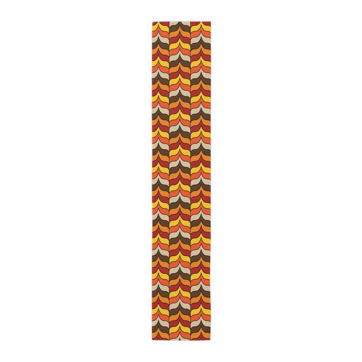 Retro Scandinavian Designed Mid Mod Colorful Geometric Table Runner - Mid Century Modern Gal