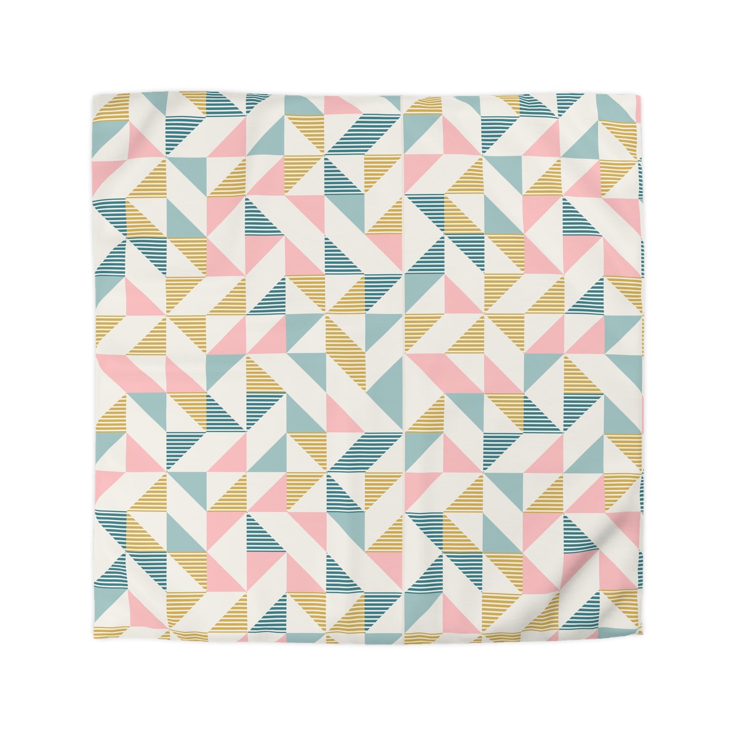 Mid Century Modern Geometric Retro Duvet Cover - Modern and Colorful Bedding - Mid Century Modern Gal