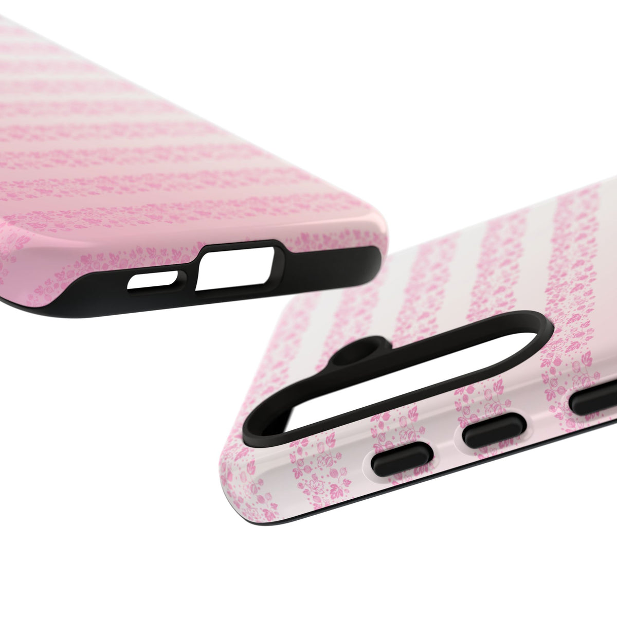 Pink Pyrex Gooseberry Striped Phone Case, Stylish Phone Cover, Tough Protective Case, Cute Cell Phone Case, Trending Gift for Her