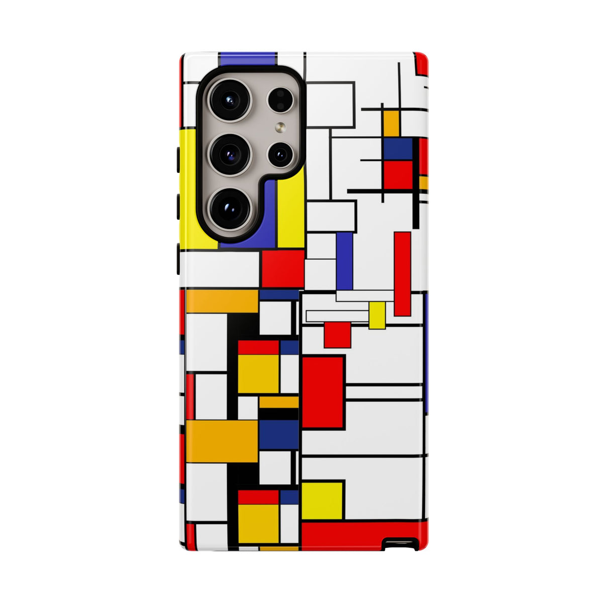 Retro Mod Mondrian, Mid Century Modern Style Tough Phone Case