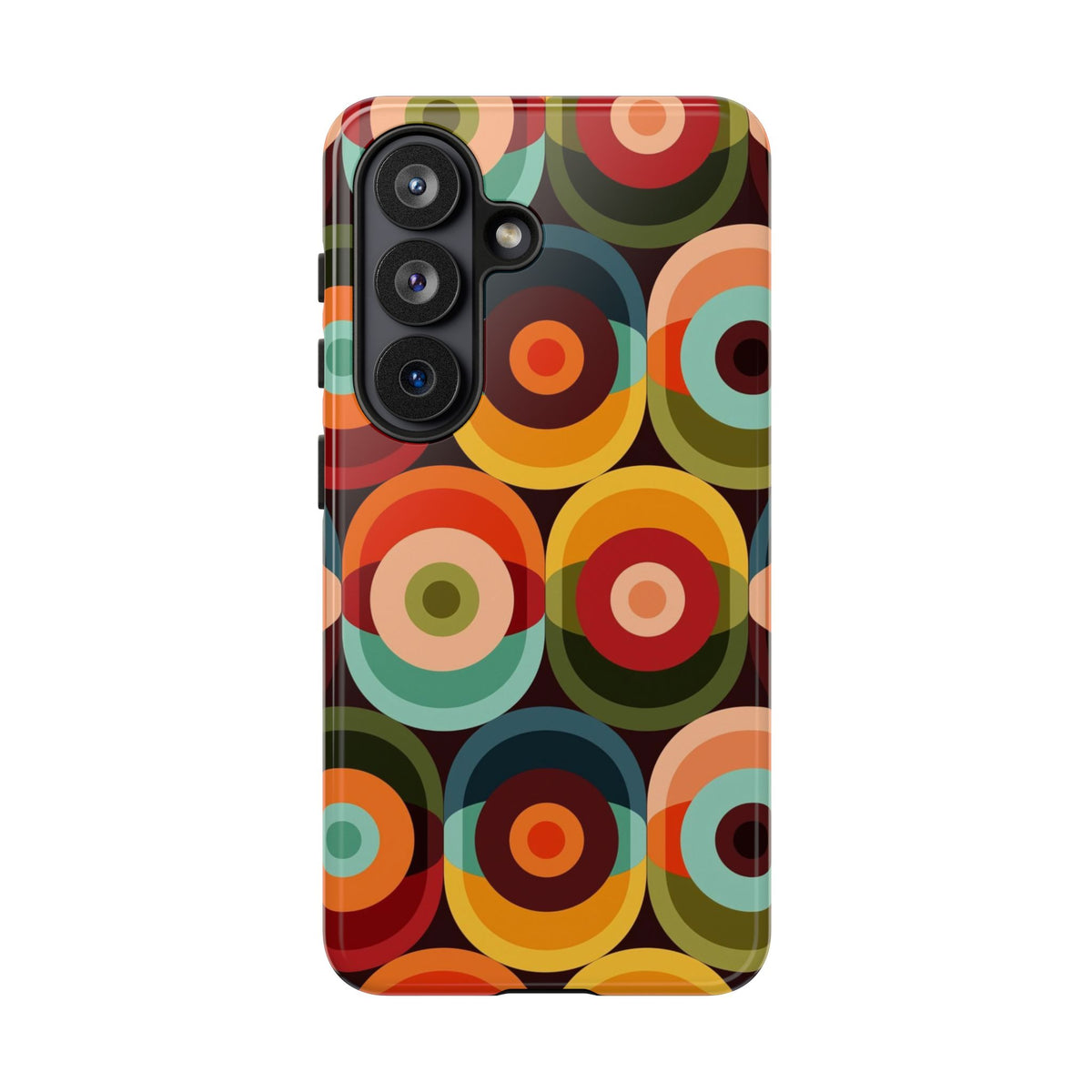 Retro Groovy Space Orb, Funky Fun Tough Phone Case