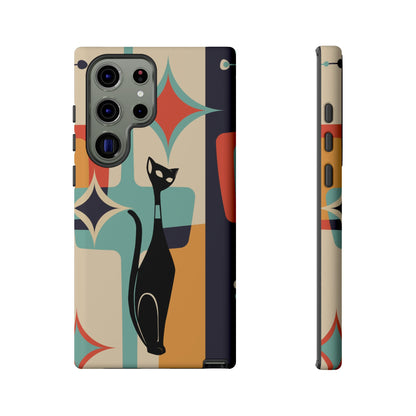 Atomic Cat, Sexton Cat, Mid Mod, Retro Geometric, Starburst Tough Phone Cases