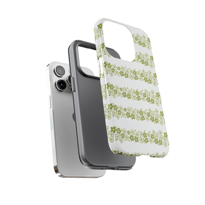 Pyrex Crazy Daisy Spring BlossonFloral Phone Case: Tough Cases with Elegant Green Floral Design, Durable Phone Cover