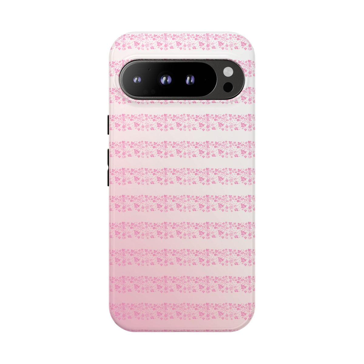 Pink Pyrex Gooseberry Striped Phone Case, Stylish Phone Cover, Tough Protective Case, Cute Cell Phone Case, Trending Gift for Her