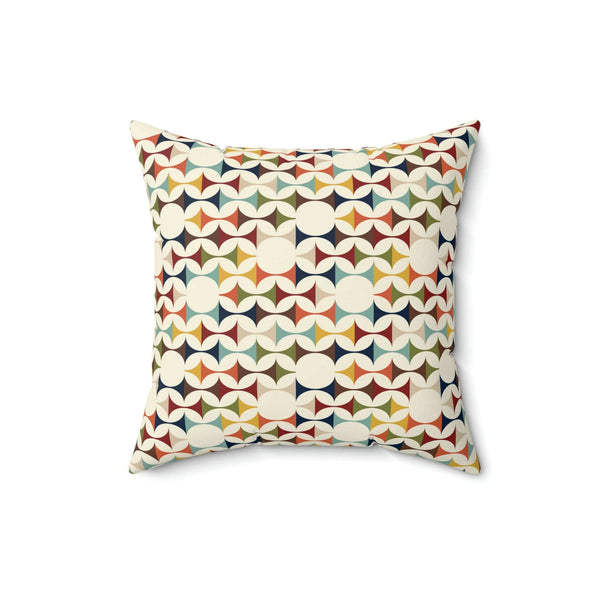 Scandinavian Modern Danish, Geometric Retro Mod Pillow