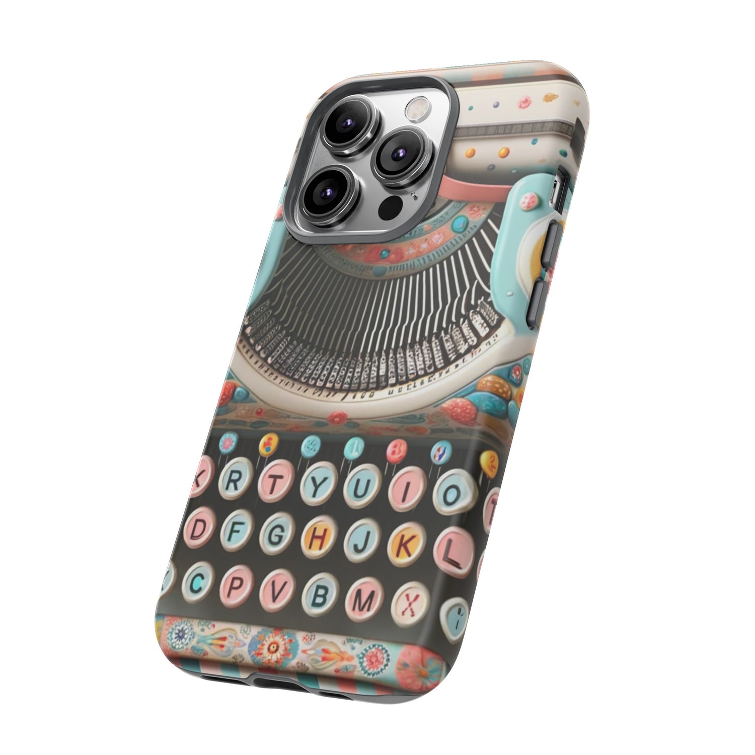 Retro Typewriter Mid Mod Kitschy  Quirky Fun Smart Phone, Tough Cases