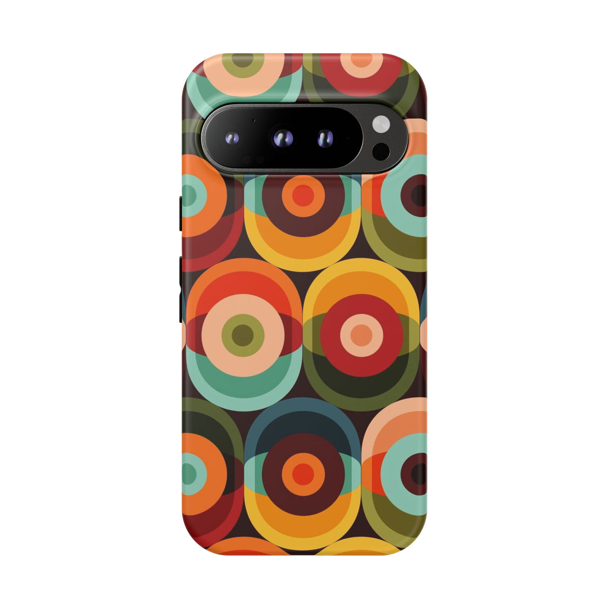 Retro Groovy Space Orb, Funky Fun Tough Phone Case