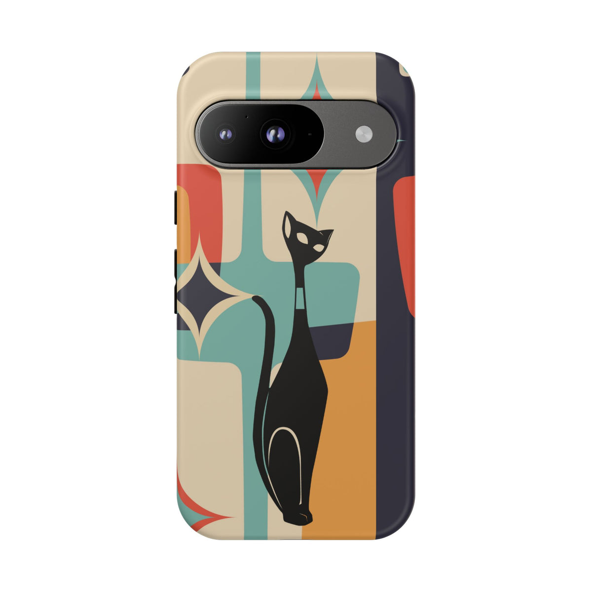 Atomic Cat, Sexton Cat, Mid Mod, Retro Geometric, Starburst Tough Phone Cases