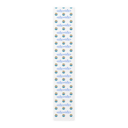 Pyrex Lover, Blue Cornflower, Kitschy 50s Pyrex Collector Kitchen Dining Room Table Runner