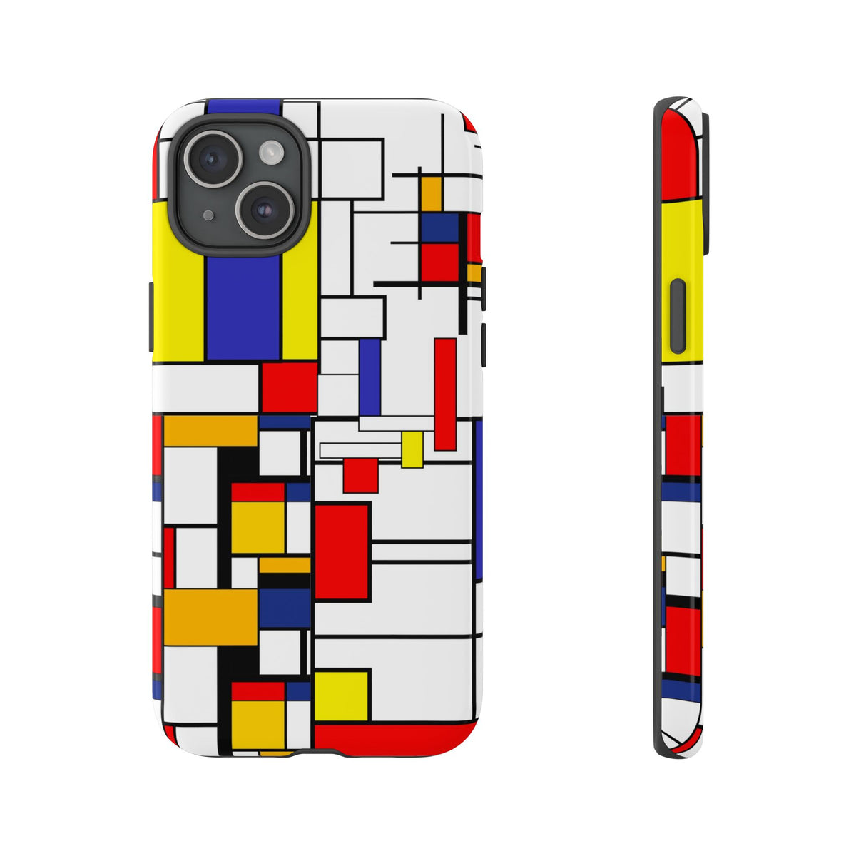 Retro Mod Mondrian, Mid Century Modern Style Tough Phone Case
