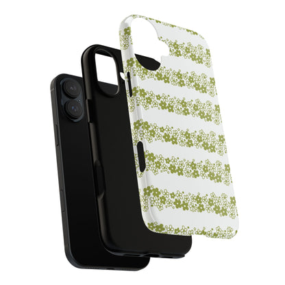 Pyrex Crazy Daisy Spring BlossonFloral Phone Case: Tough Cases with Elegant Green Floral Design, Durable Phone Cover