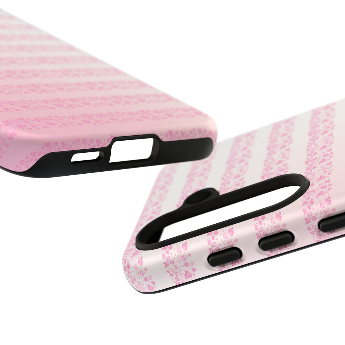 Pink Pyrex Gooseberry Striped Phone Case, Stylish Phone Cover, Tough Protective Case, Cute Cell Phone Case, Trending Gift for Her