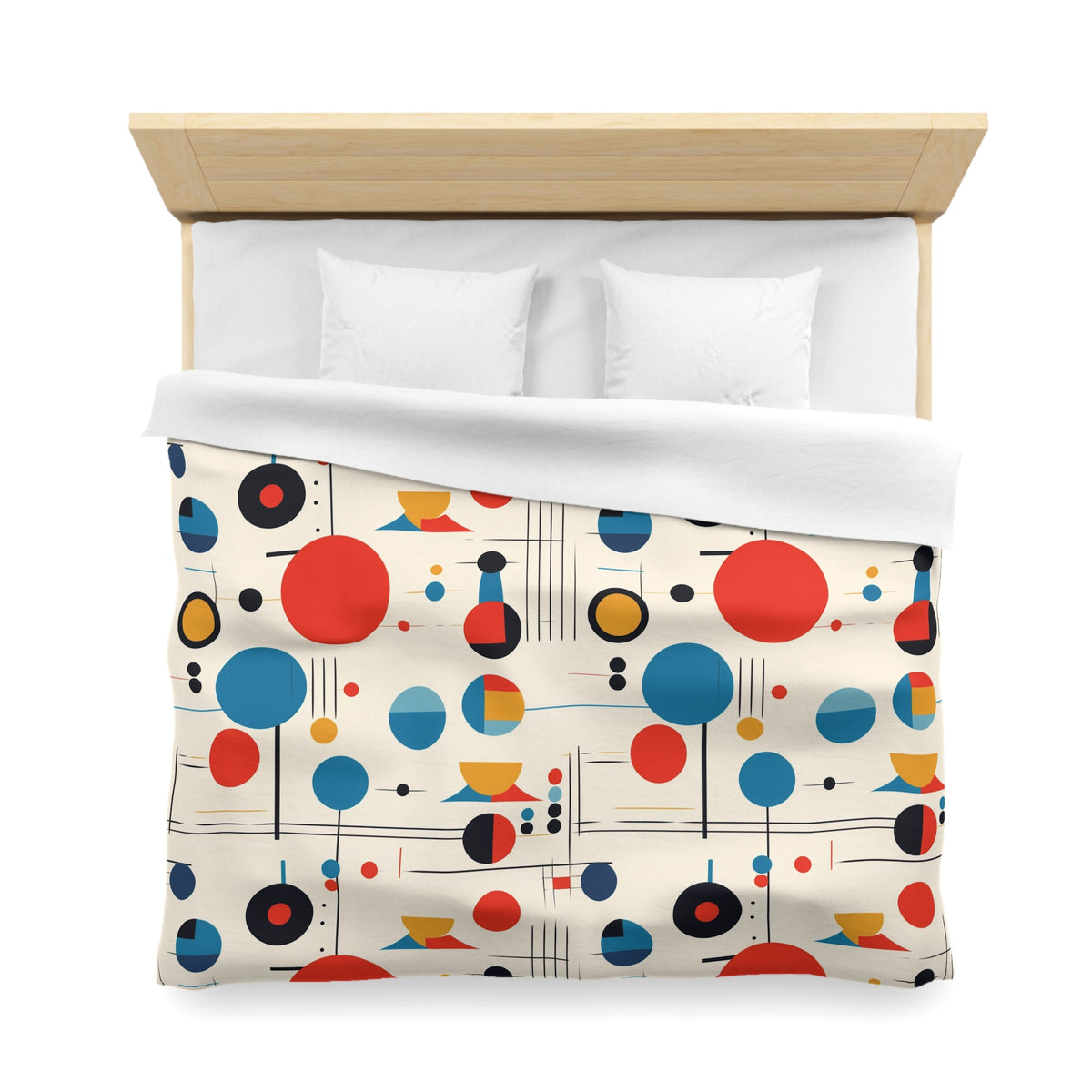 Mid Century Modern Bauhaus Designed Modern Duvet Cover - Mid Century Modern Gal