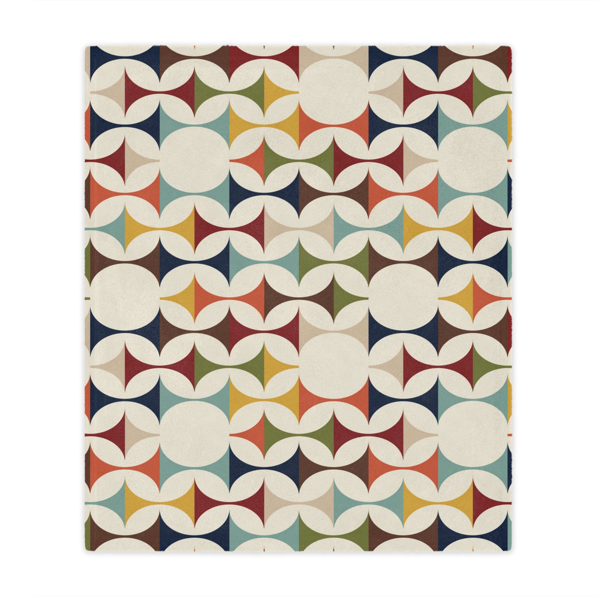 Scandinavian Designed, Mid Century Modern, Minky Throw Blanket - Mid Century Modern Gal