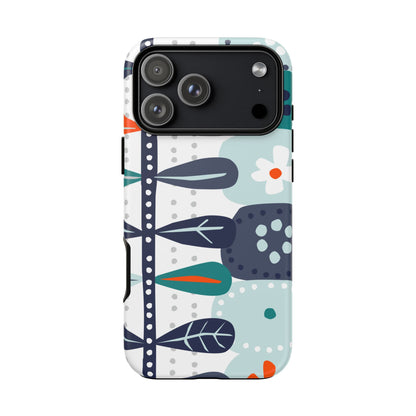 Scandinavian Modern Floral Nordic Hygge Tough Phone Case